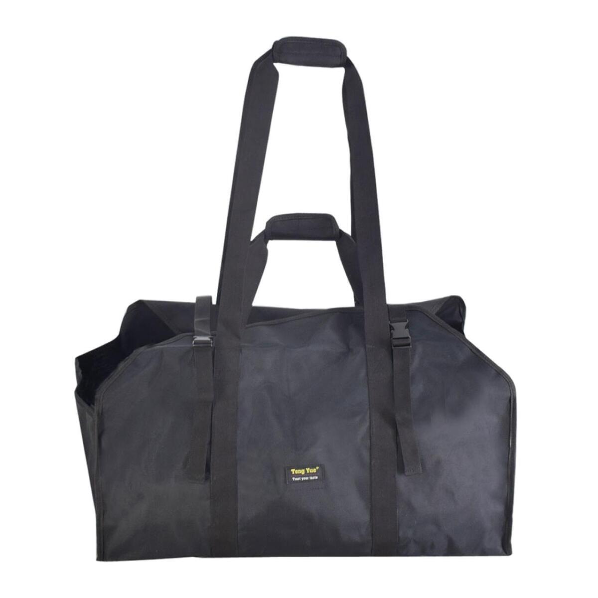 Portable Firewood Bag Carrying Holder Oxford Cloth Log Carrier Tote Handbag