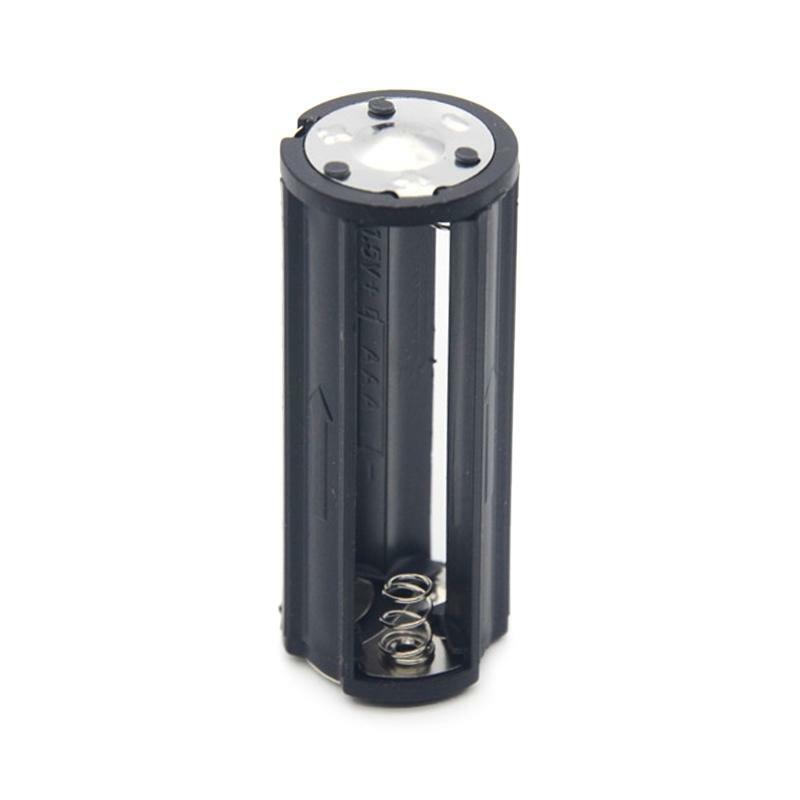 3x18650 Battery Holder Tube Black 3x AAA Batteries Adapter Case Converter Case