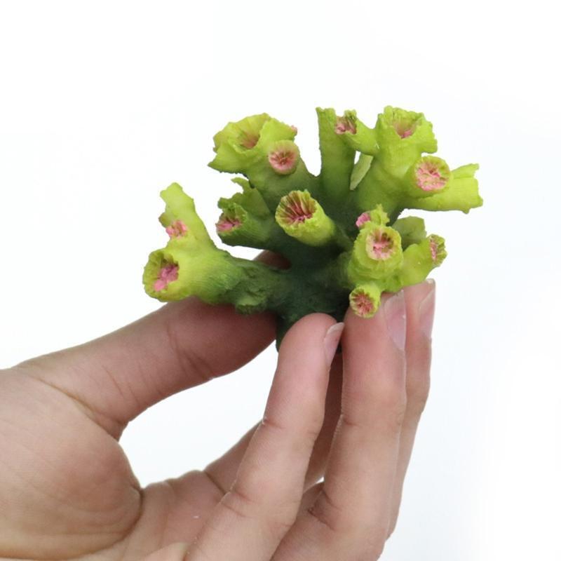 Fish Tank Decorations Cute Coral Aquarium Artistic Ornament for Fish Play