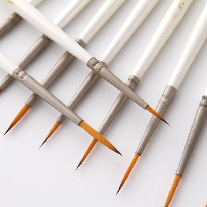 12 Pieces Premium Paint Brush Pro Paint Brush Ideal for DIY Decro Paint Acrylic