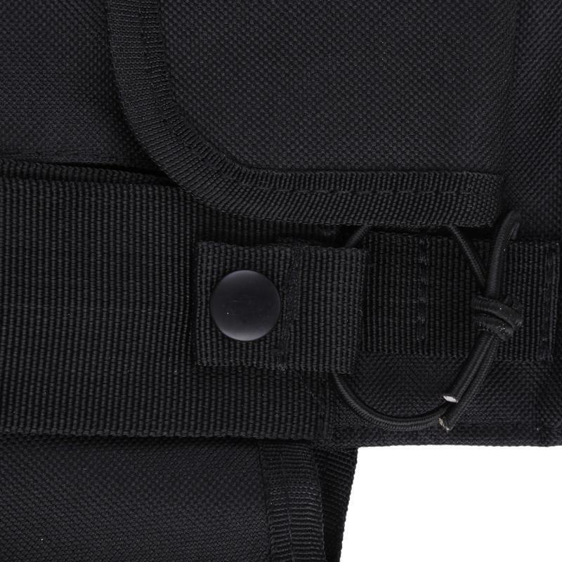 Radio Shoulder Harness Chest Rig Bag Pocket Pack Holster for Two Way Radio