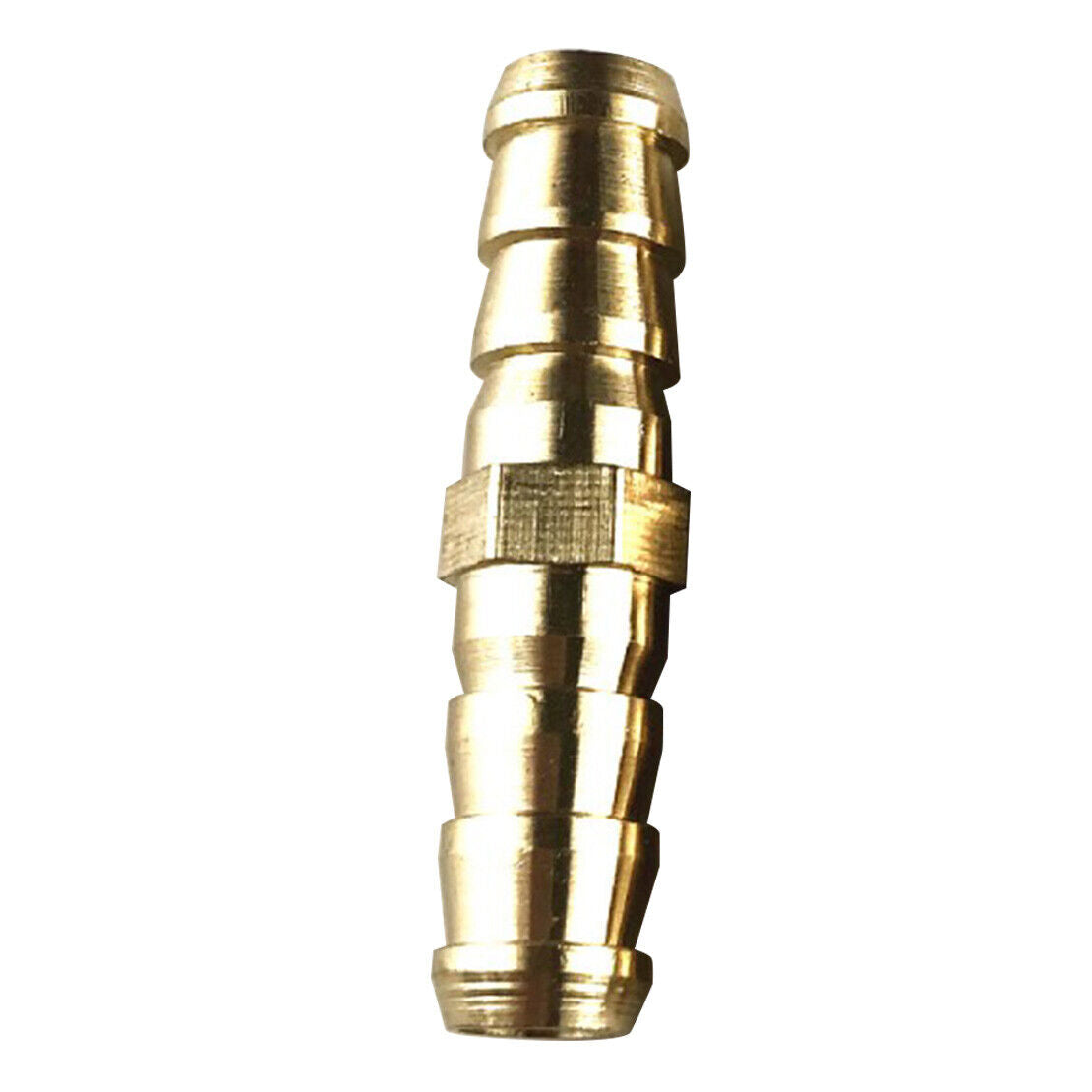 4x 8mm to 10mm Straight Brass Hose Barb Fitting Reducer Coupler Adapters