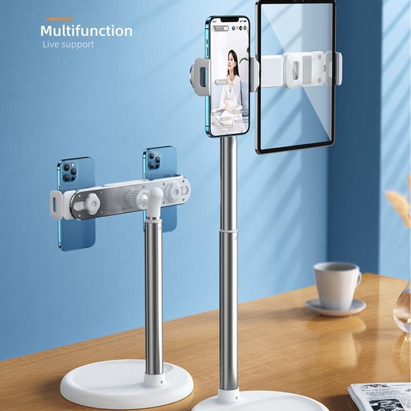 Stable Holder Mobile Phone Tablet Holders Aluminum Bases Non-slip Pad Props