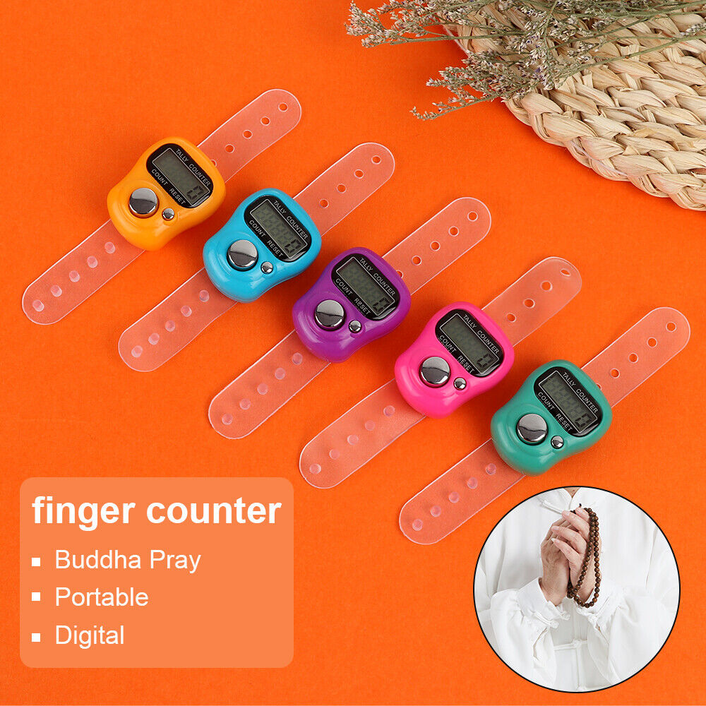 Digital Mini Stitch Marker Finger Ring Counter Chanting Counter Buddha Pray