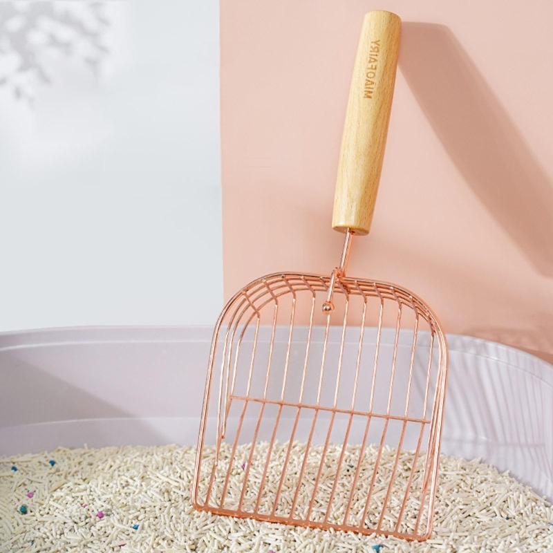 Large Cat Litter Scoop Stainless Steel Deep Shovel Durable Litter Box Cleaner