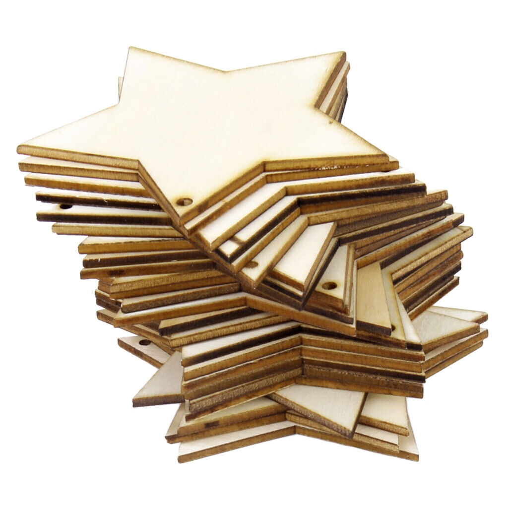25x  Five Pointed  Embellishments 8x8cm Handicrafts Decorative