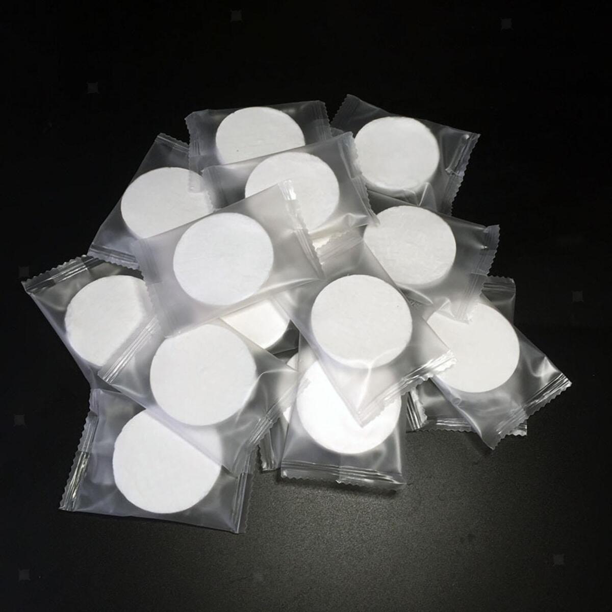100 * Mini Disposable  Compressed Towels  Cleaning Washcloth