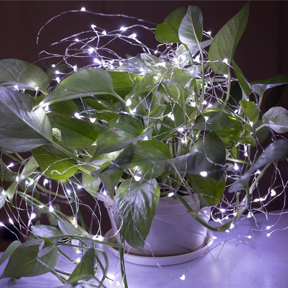 200 LED 22m Solar Copper Wire String Lamp Garden Decorative Light (White)