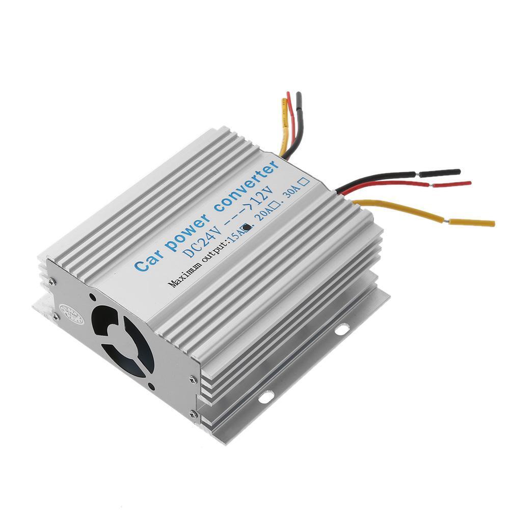 Car Truck 24V to 12V DC to DC Inverter Transformer Step Down Converter(15A)