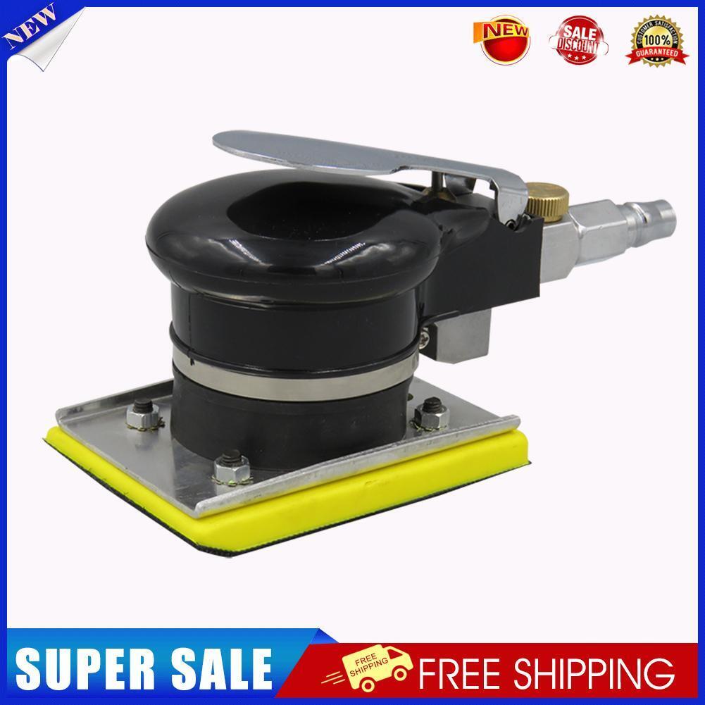 Air Eccentric Orbital Pneumatic Sander Disc Square Pad Grinder Polisher