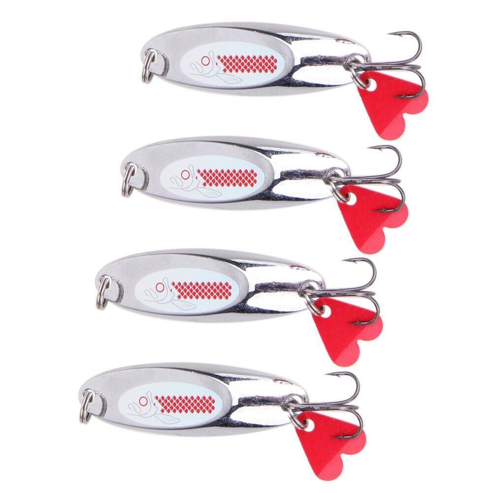 4Pcs Metal VIB Lures Vibration Spoon Fishing Lure Swimbait 7g 10g 14g 18g