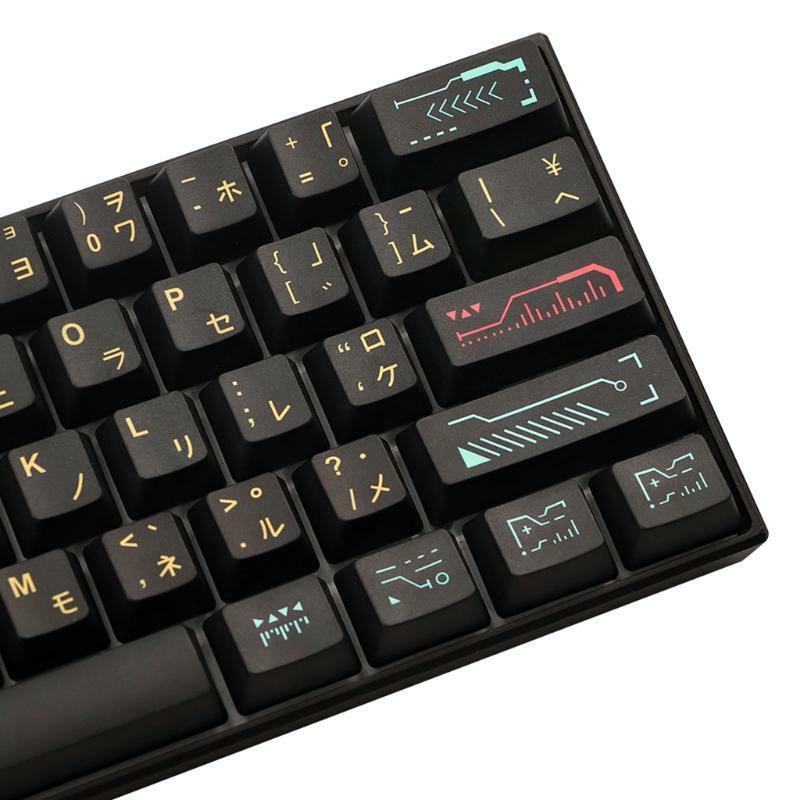 Keycap Dye Sublimation OEM Profile Mechanical Keycap 71Keys Awaken Theme