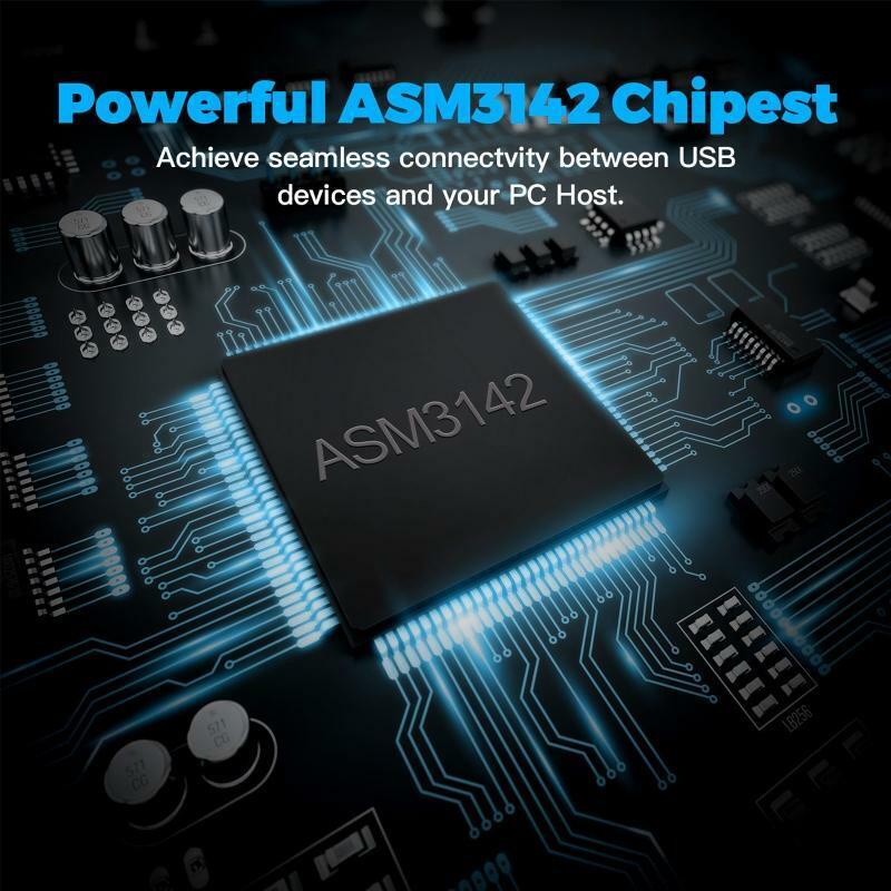 5 Ports USB 3.2 PCI Express Adapter Card Type C PCI-E Expansion PCIE USB 3.2 HUB