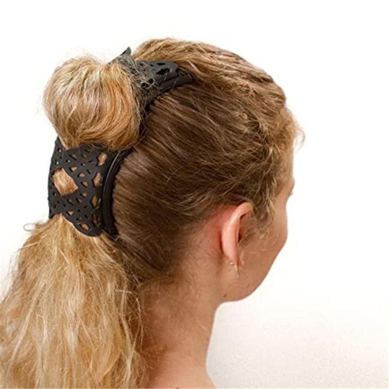 4 Colors Women Stretchy Double Comb Hair Clip Banana Hair Clips Kit Adjustable