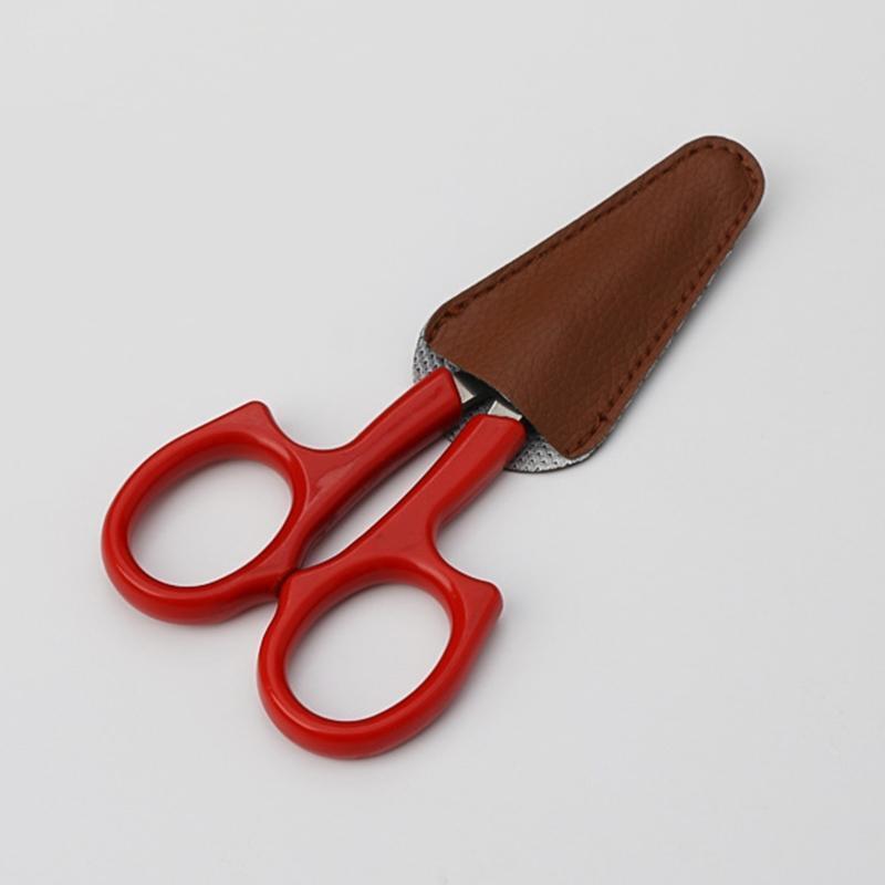 Durable Scissors Sheath Portable Scissors Mini Cover Waterproof Leather Sleeve