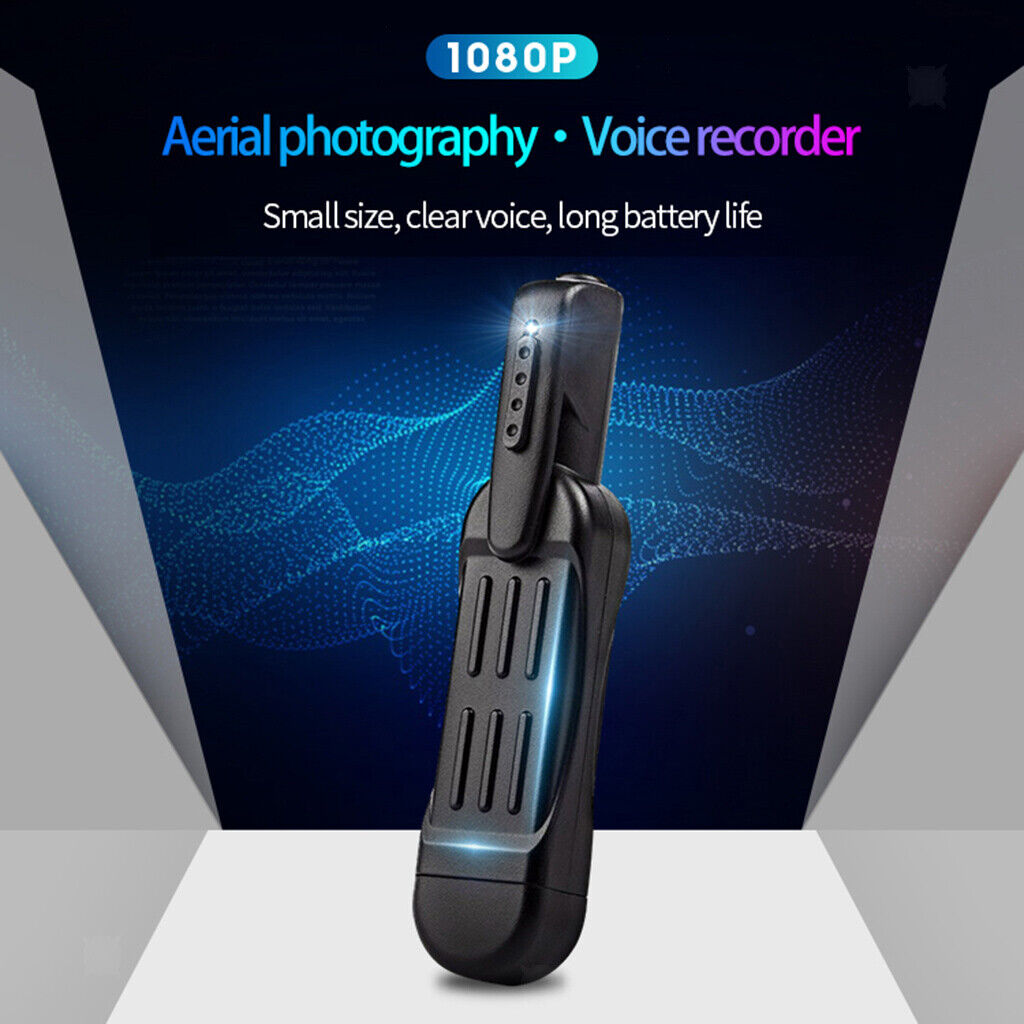Small 1080P HD Video DVR IR Night  Camcorder  Body Camera w/Clip
