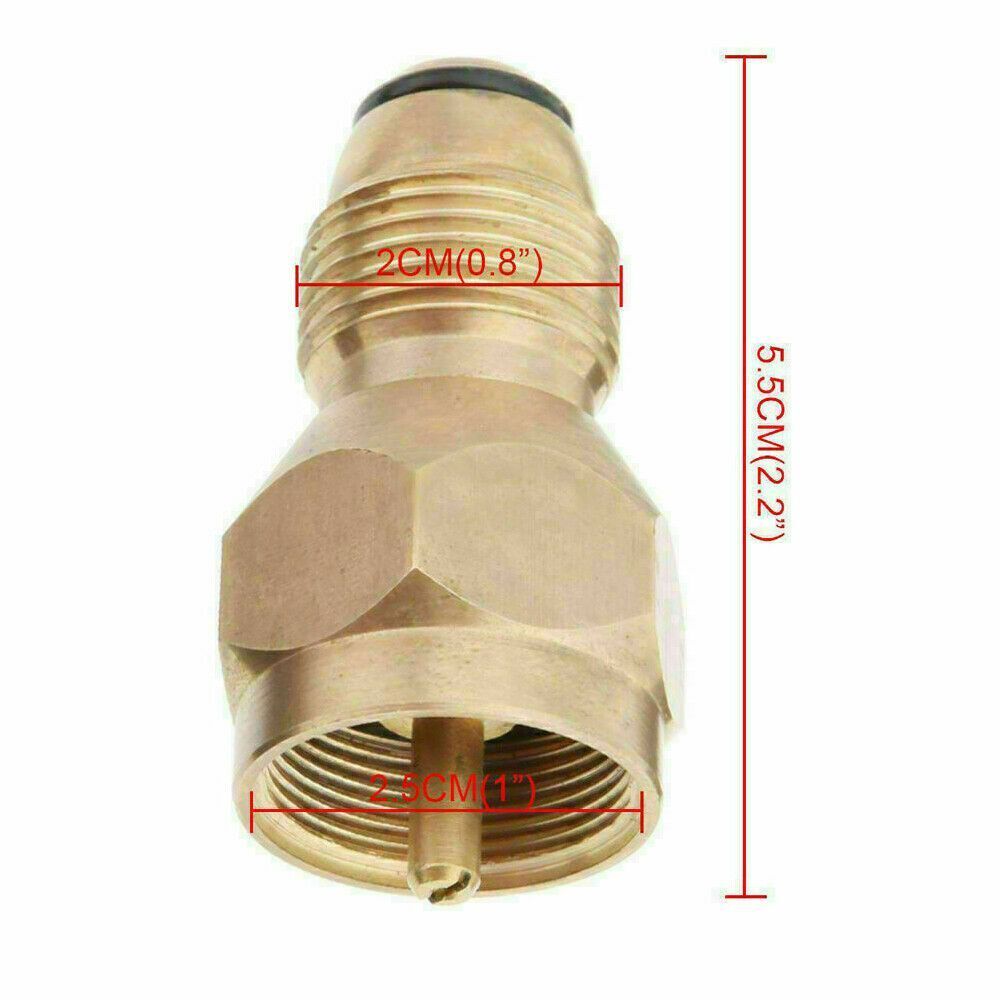 Refill Adapter Propane Adapter Cylinder Tank Coupler Pressure Reducing Valve