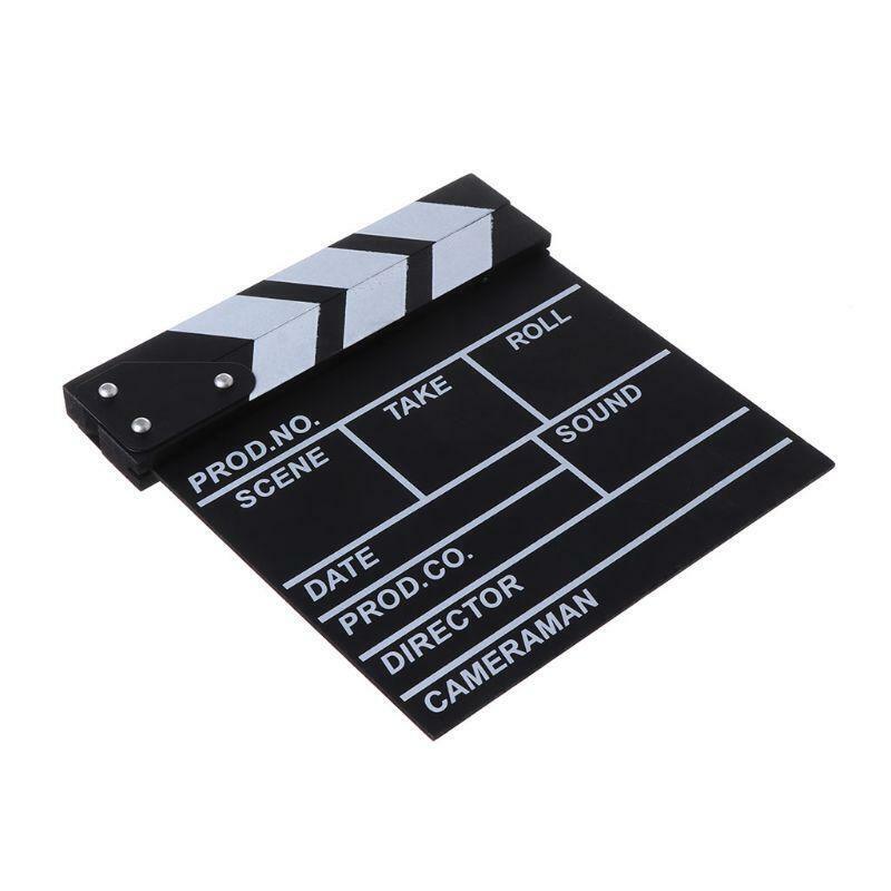 Film Director's Clapper Board Movie Scene Clapboard Photography Props