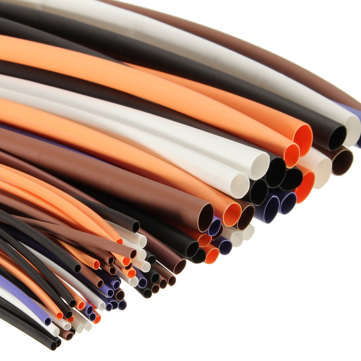 100Pcs Car Electrical Cable Heat Shrink Tube Tubing Wrap Sleeve 6 Sizes 5 Colors