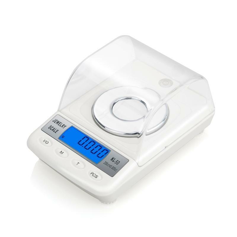 High Accuracy 0.001g 50g Digital Jewelry Scale Powder LCD Electronic Carat Scale