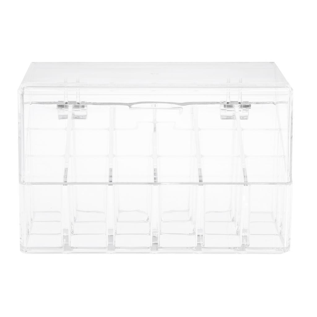 18 Slots Makeup Lipstick Lip Gloss Display Stand Rack Holder Organizer