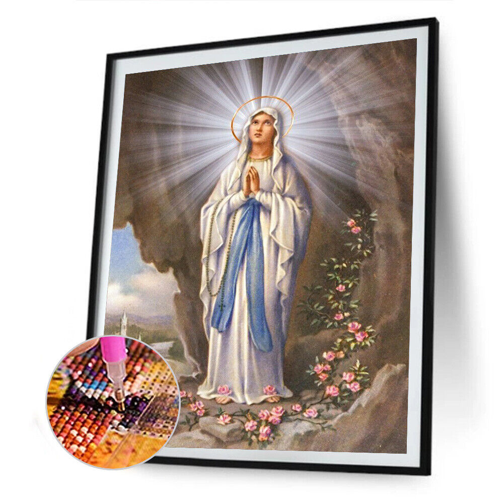 Our Lady 5D Diamond Painting DIY Full Round Drill Mosaic Art