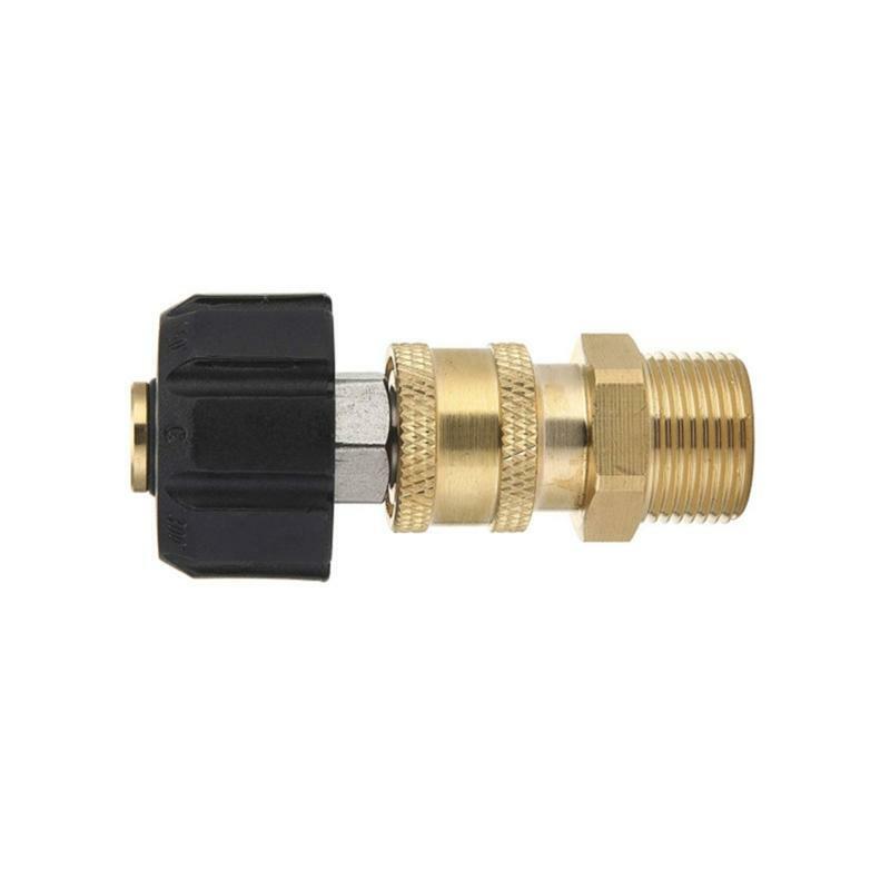 Heavy Duty Pressure Washer Hose Adapter Male Female Head Outside 22 Imside 17