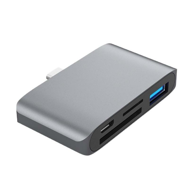 4-in-1 USB-C 3.1 Memory Card Reader Hub Adapter for Laptop/Smart Phones/Tablets