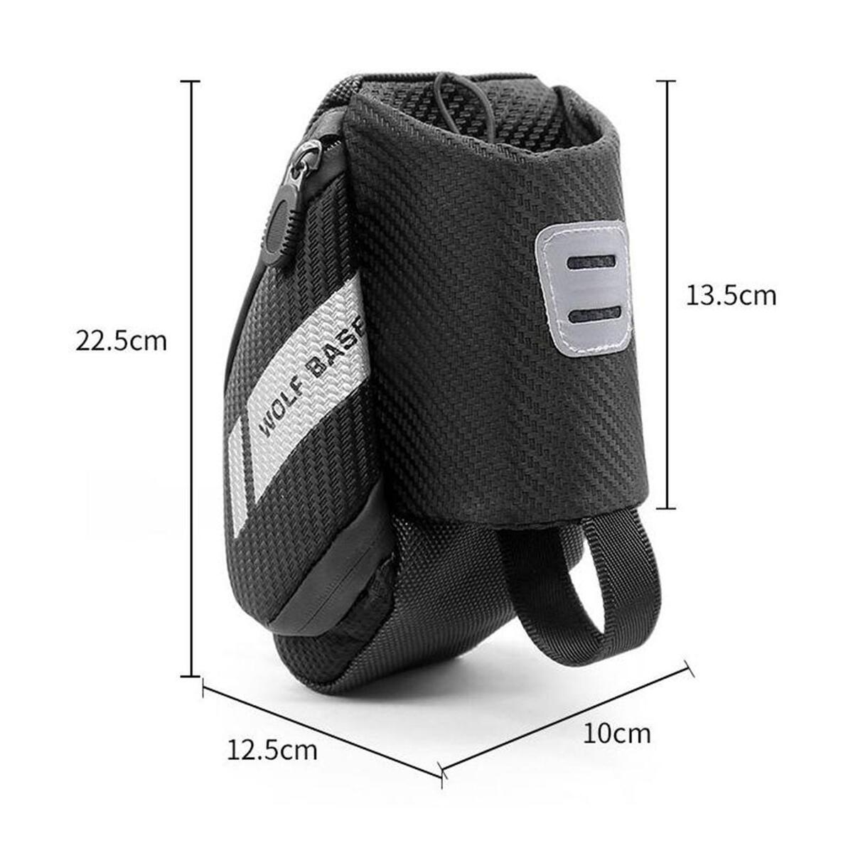 Bike Seat Storage Bag Bicycle Bottle Holder Pocket Accessories Reflective