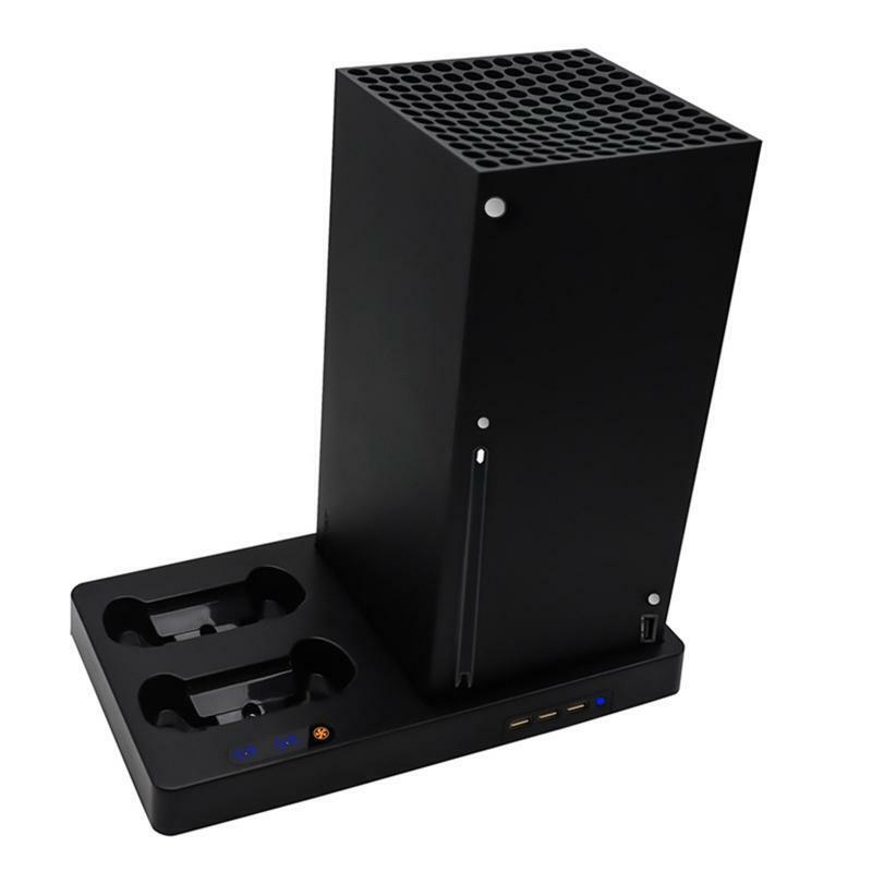 Magnetic 2 in 1 Cooling Base Charging Stand Fan Heat Sink Base For Xbox Series X