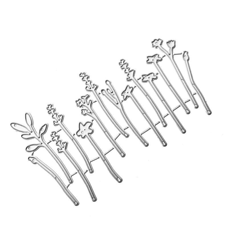 Flower Fence Metal Cutting Dies Stencil DIY Scrapbook Album Paper Card Template