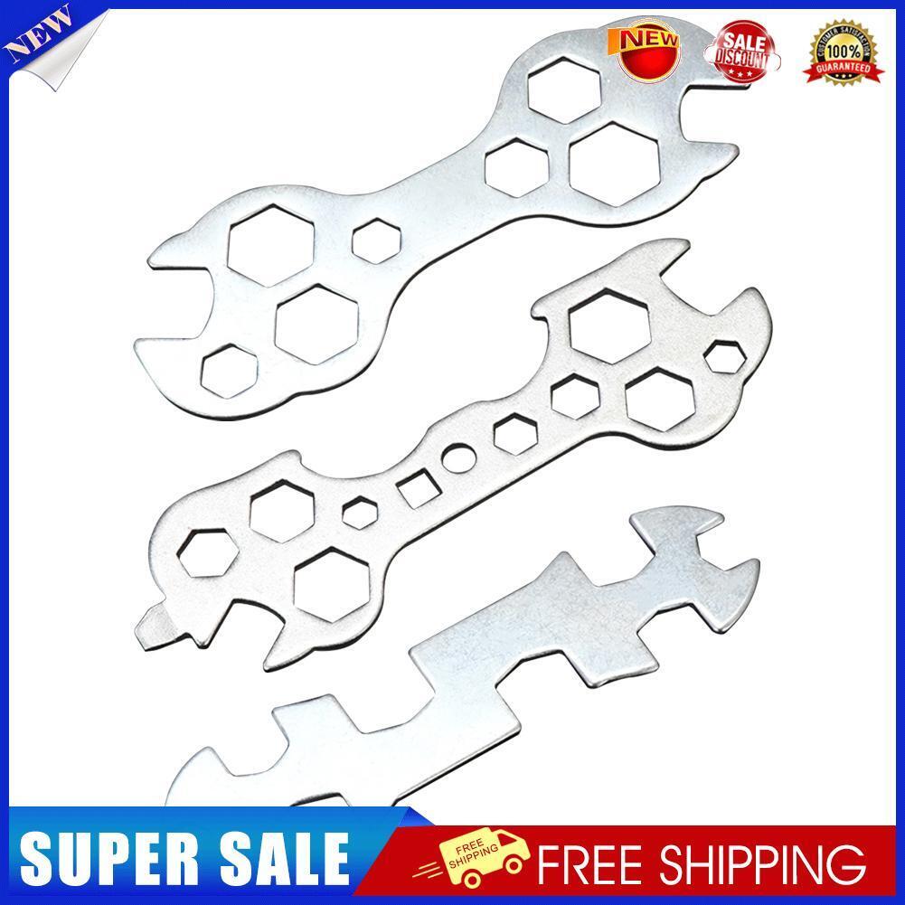 3x Bicycle Flat Hexagon Wrench Cycling Steel Torx Spanner Hand Repair Tool