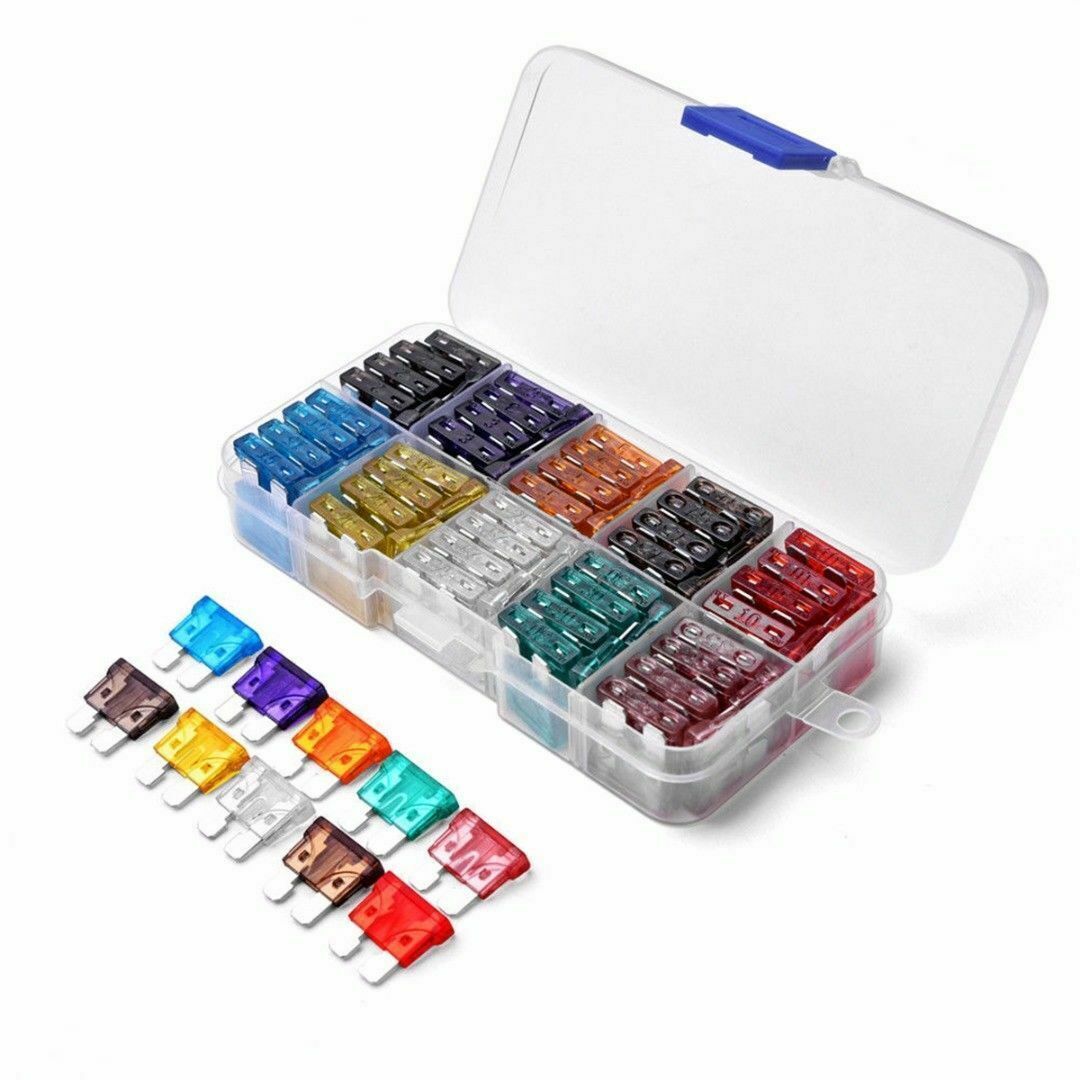 ATC ATO ATM AUTO Boat Truck Blade FUSES Kit Case Assorted Car Fuse Assortment