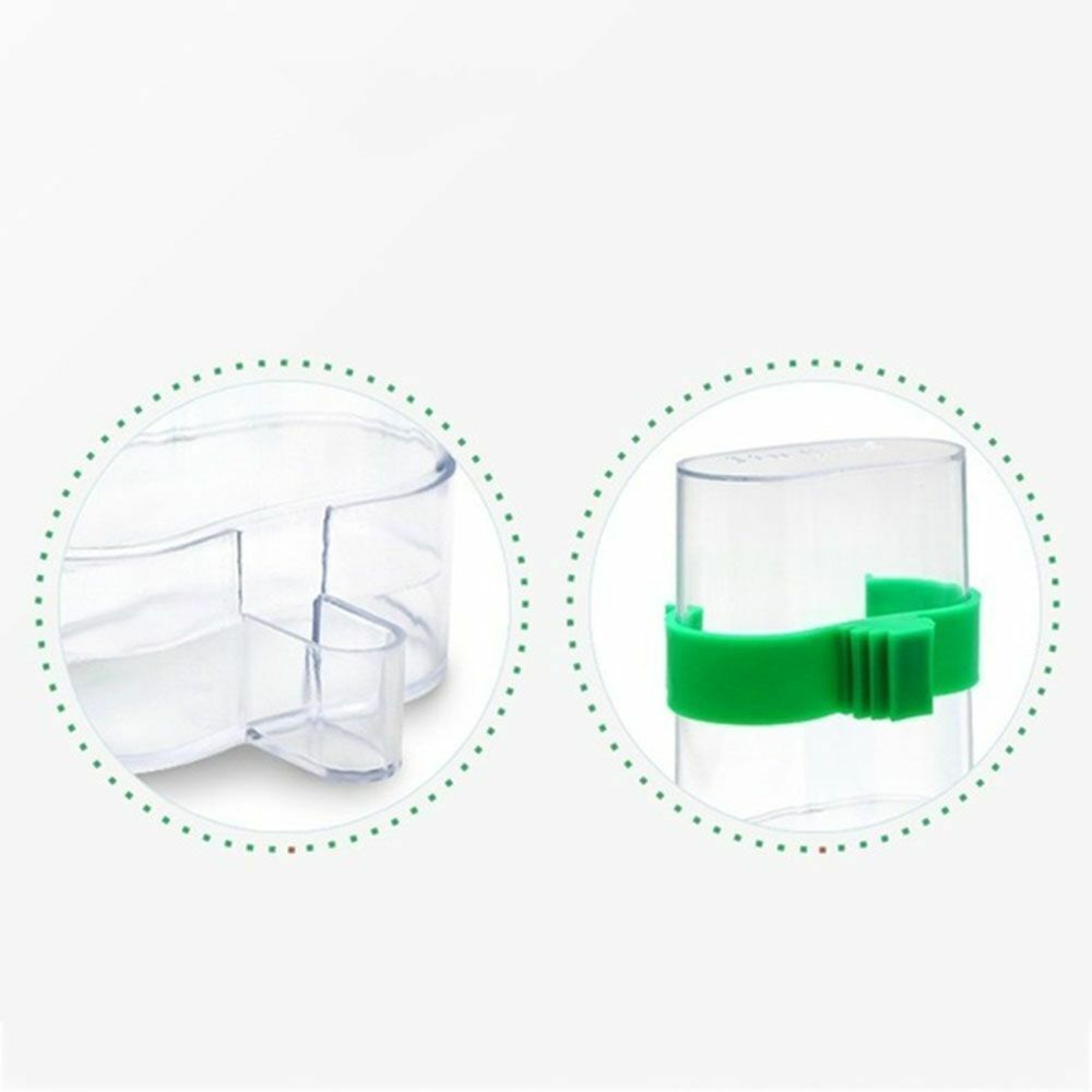 Water Bottle Cockatiel Cage Parakeet Water Dispenser Bird Food Feeder Automatic