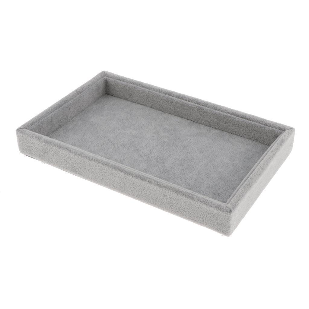 2x 3 Tiers Bracelet Holder Jewelry Tray Necklace Organizer Display Removable