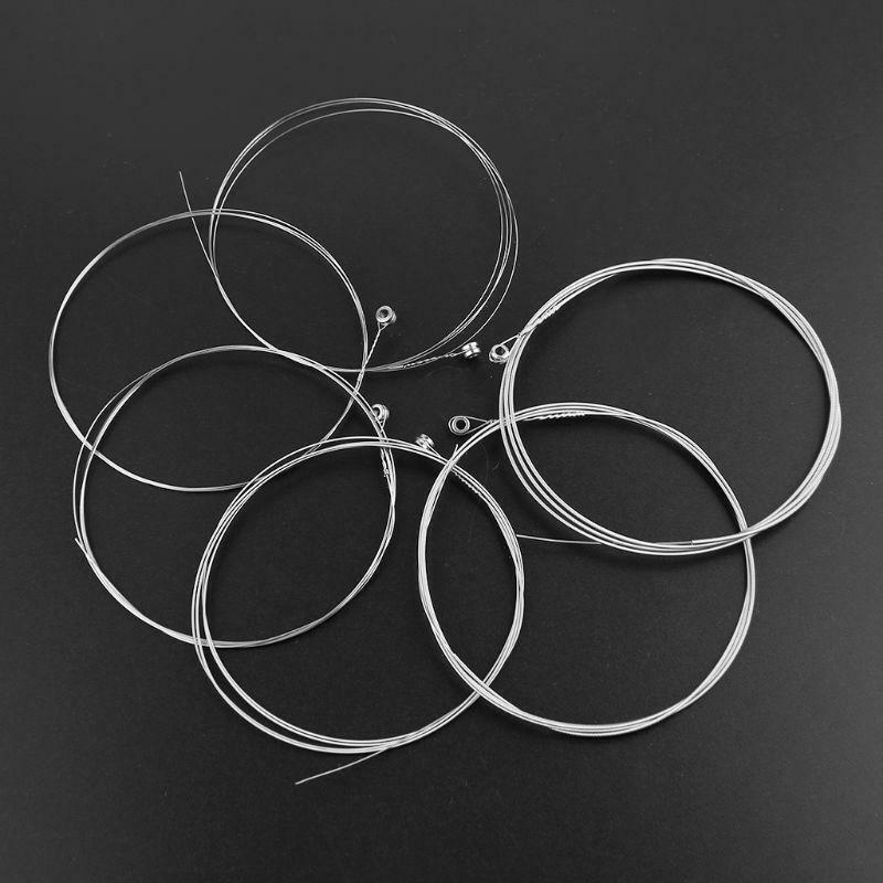 6pcs E104 Electric Guitar Strings 008-038 Plated Steel Core Nickel Alloy Wound