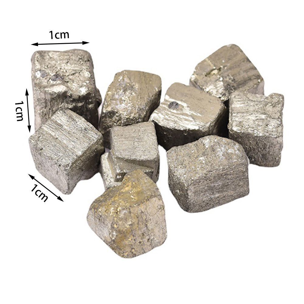 Iron Handcraft Crystal Rough Quartz Natural Pyrite Irregular Ore Gem Ornaments