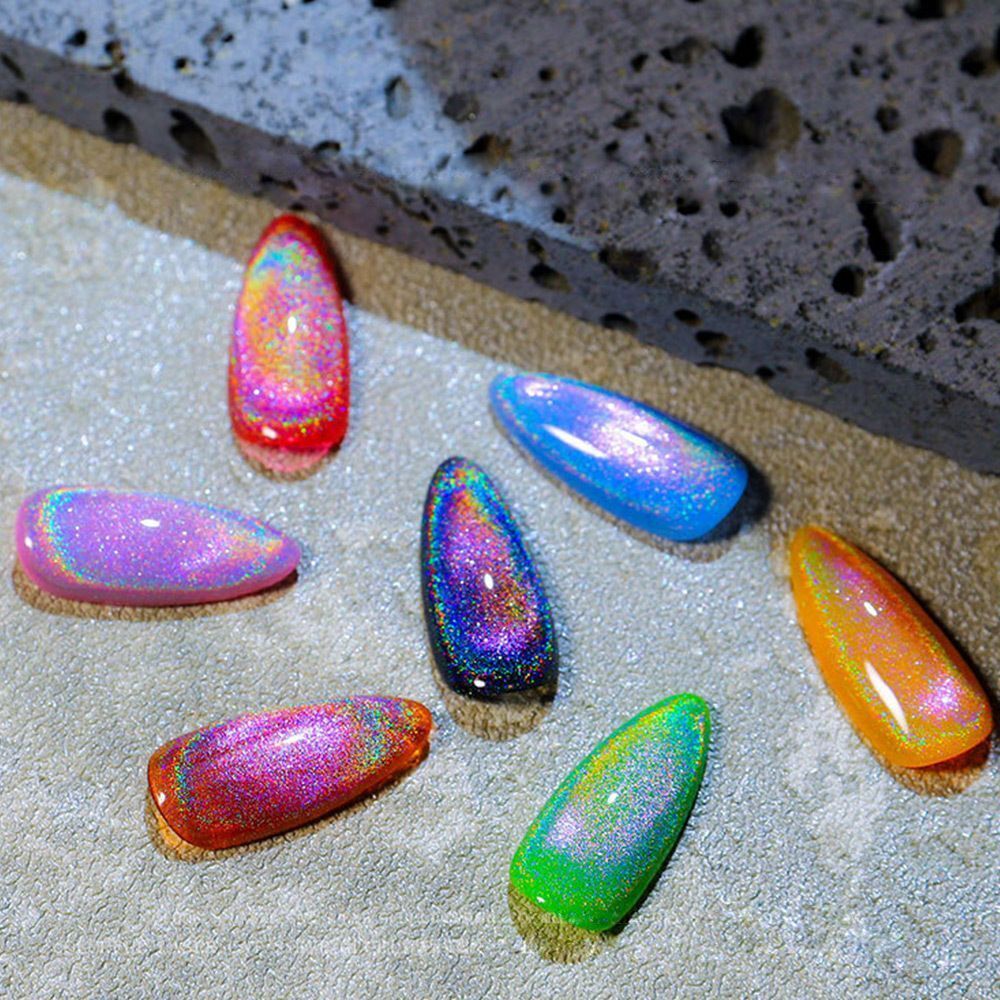 Varnish Colorful Universal Colorful Cat's Eye Glue Glossy Cat Eye Gel Aurora