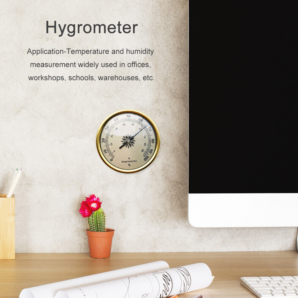 2-in-1 Pointer Hygrometer Thermometer Mechanical Humidity Temperature Meter