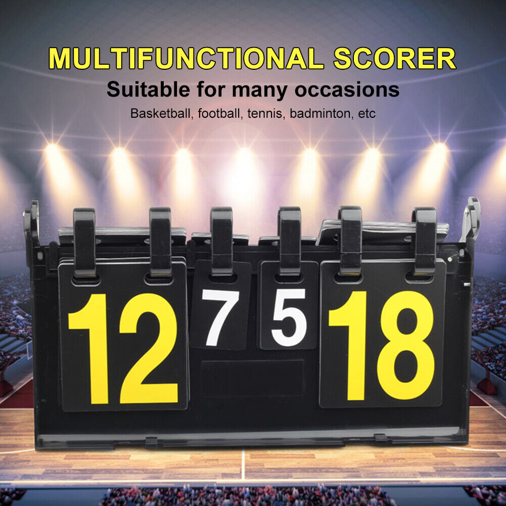 4-Digit Score Board Basketball Football Volleyball Table Tennis Scoreboard