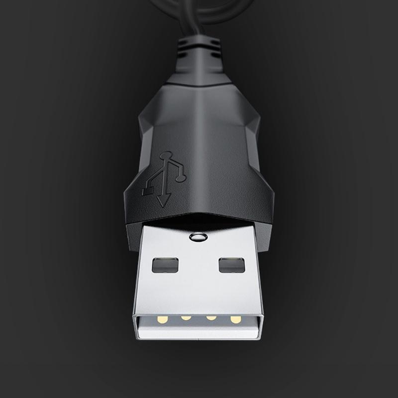 Warmer Hands Ergonomic Wired Mouse 1600dpi Optical Mouse for Home Office Friend