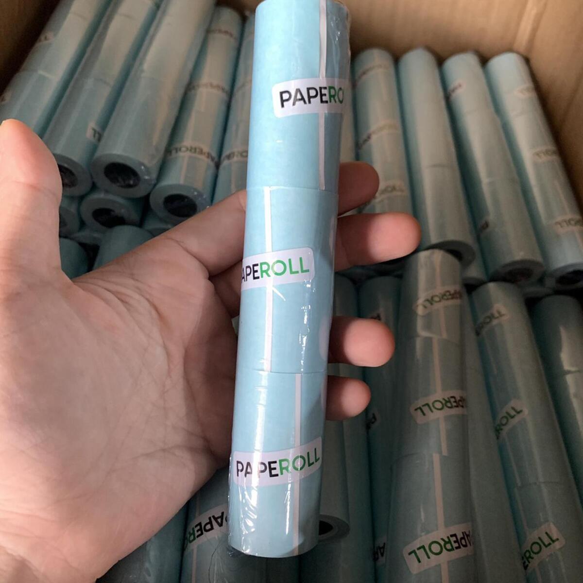 3x Thermal Paper Self-adhesive 57x30mm POS Printer Cash Register Paper Roll