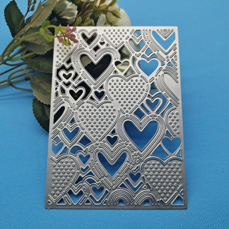 Love Heart Die-Cut Metal Die Cutting Mold Embossing Stencil for DIY Scrapbooking