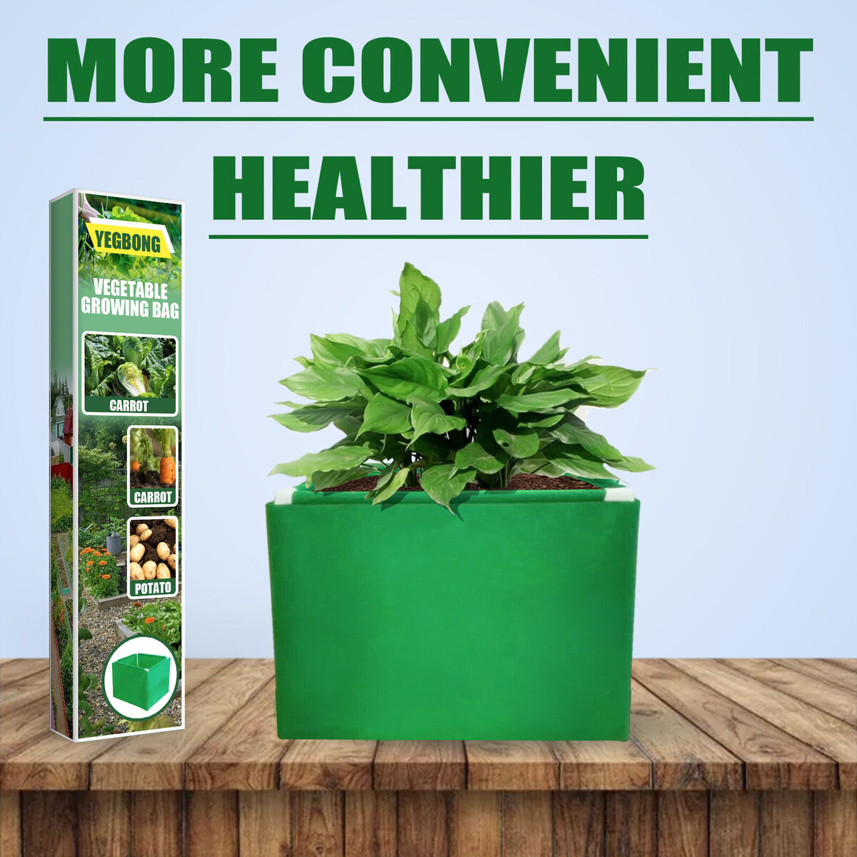 Grow Bags - Lawn Gardening Growing Planting Pots Container for Vegetable