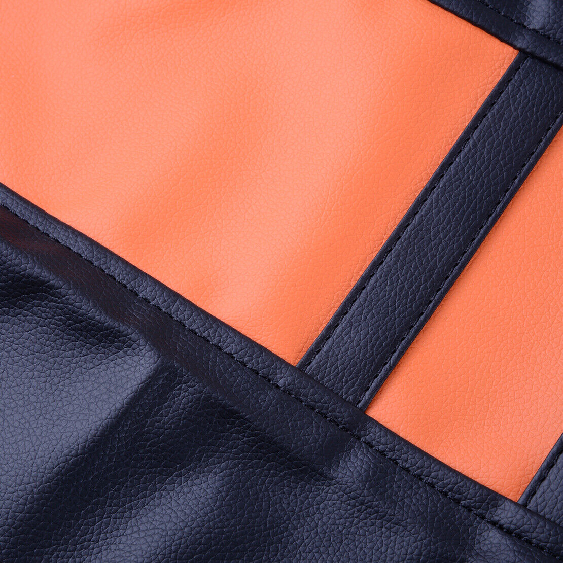 Universal Orange Rubber Gripper Soft Seat Cover for Motorcycle Dirt Bike