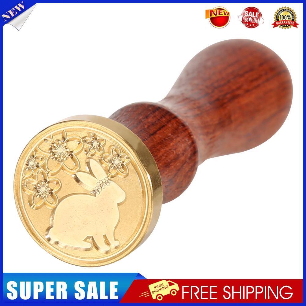 Animal Pattern Fire Painting Stamp Wax Seal for Stamping Envelope Card (I)