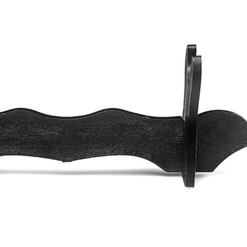 Black Sword Stand Portable Single Horizontal Plastic Display Stand Gift for Teen