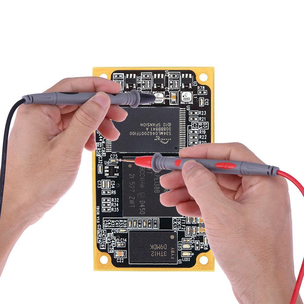 2pcs Universal Digital Multimeter Pens Lead Probe Wire 1000V 20A Ammeter
