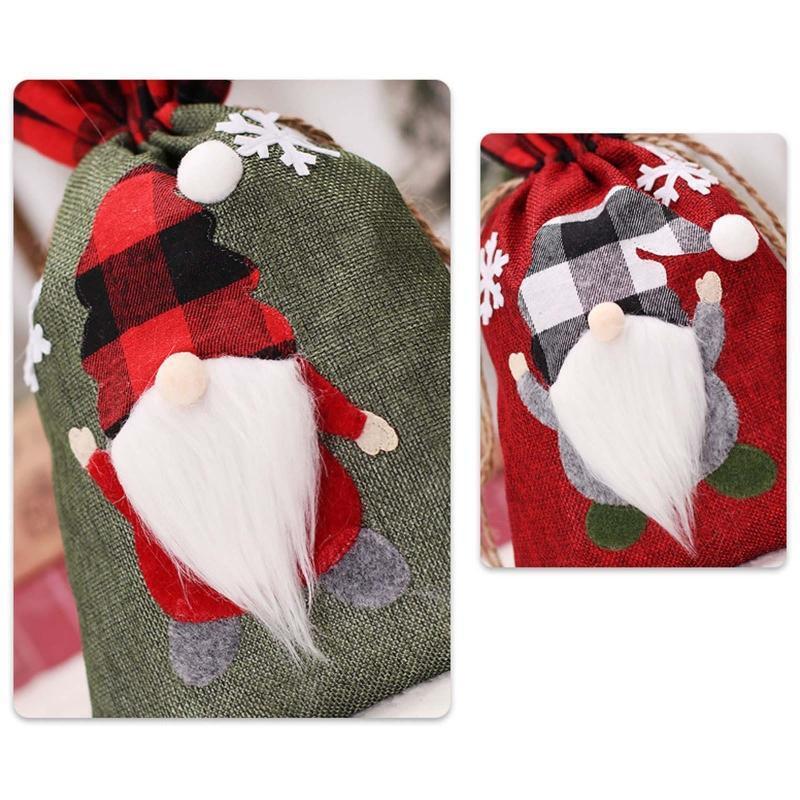Christmas Gnome Gift Bags 3 Pack Snowflake Gnomes Home Baby Shower Wedding Party