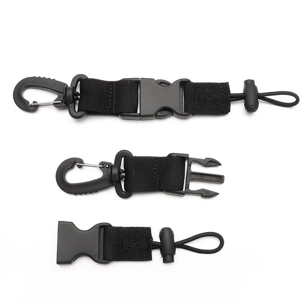 Strap Paracord Keychain Diver Torch Holder Buckle Quick Release Buckle Clip